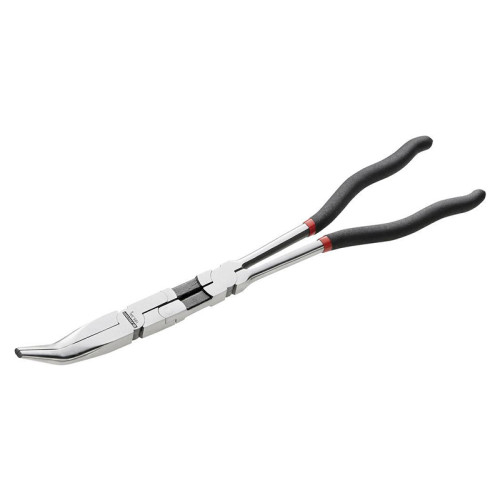 Double Jointed Extra Long Half-Round Nose Pliers 45° Angle 340mm