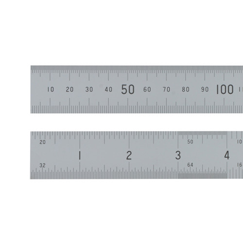 Satin Chrome Rule 300mm/12in