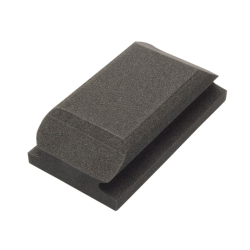 Hand Sanding Block Shaped Black 70 x 125mm