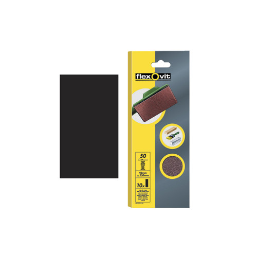 1/3 Sanding Sheets Plain Fine 120 Grit (Pack 10)