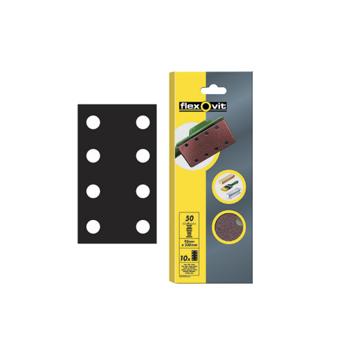 1/3 Sanding Sheets Perforated Medium 80 Grit (Pack 10)