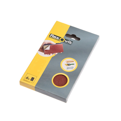 Hook & Loop Sanding Block Refill Kit Fine 120g (6)