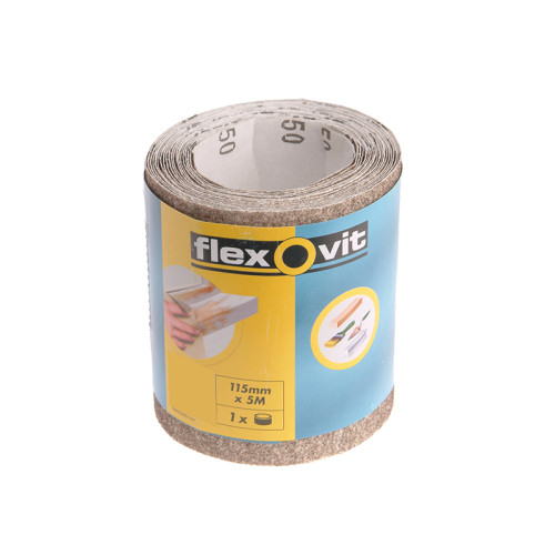General Purpose Sanding Roll 115mm x 5m Coarse 80G