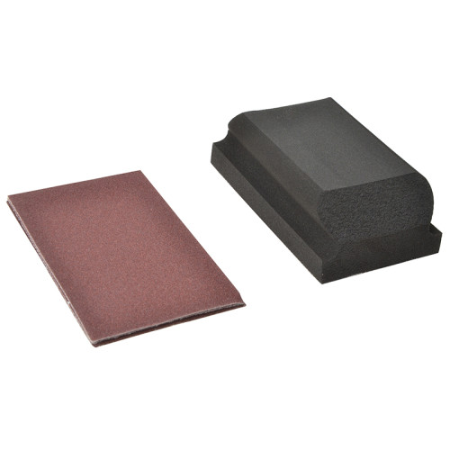 Hook & Loop Sanding Block Kit Assorted 70 x 125mm (Pack 3)