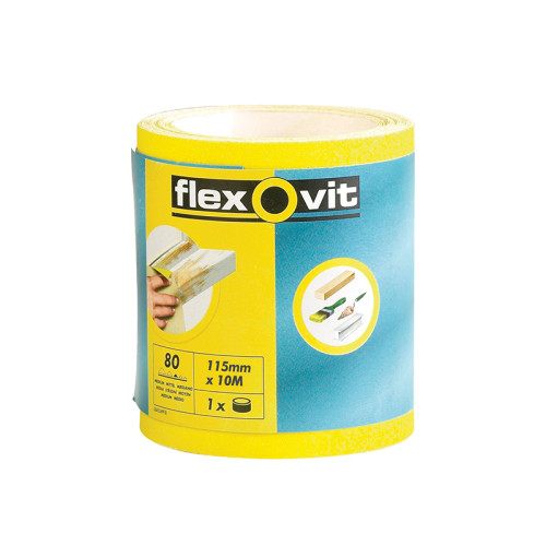 High Performance Sanding Roll 115mm x 50m Medium 80G