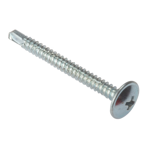 Baypole Self-Drill Screw Phillips Wafer Head ZP 4.8 x 80mm Box 100