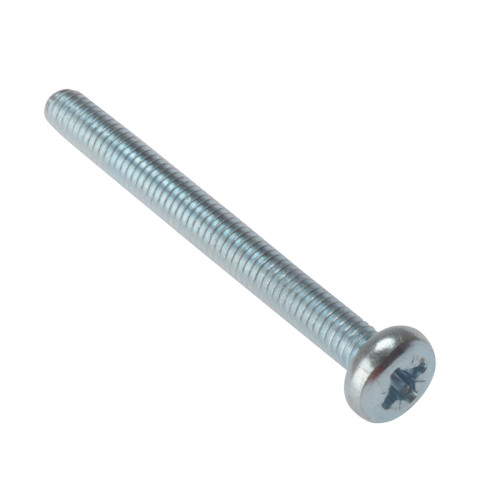 Machine Screw Pozi Compatible Pan Head ZP M6 x 20mm Bag 25