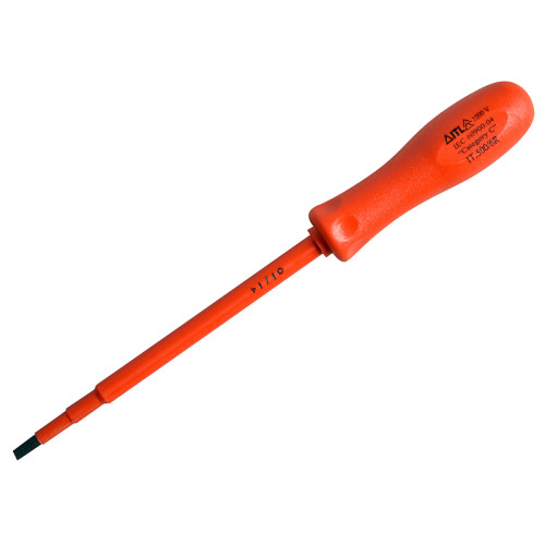 Insulated Electrician Screwdriver 75mm x 5mm