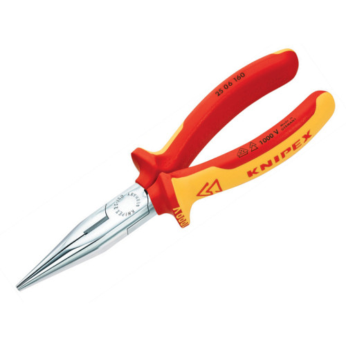 VDE Snipe Nose Side Cutting Pliers (Radio) 160mm