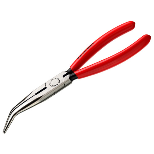 Bent Snipe Nose Side Cutting Pliers Multi-Component Grip 200mm (8in)