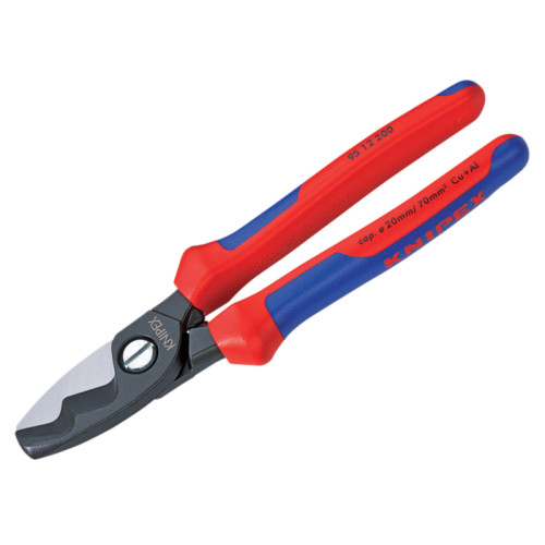 Cable Shears with Twin Cutting Edge PVC Grip 200mm