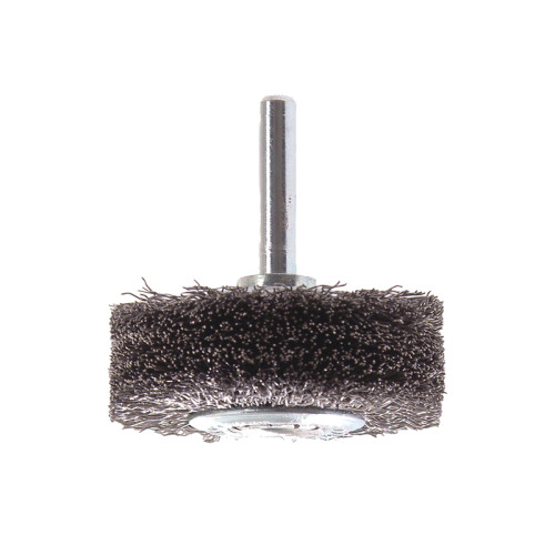 Knotted Wheel Brush with Shank 75 x 12mm, 0.35 Steel Wire