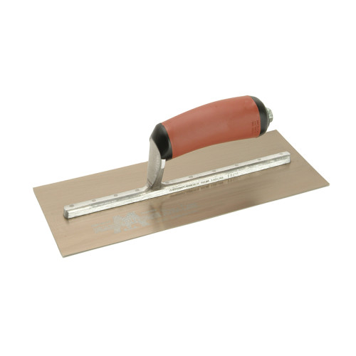 MPB145GSD Pre-Worn PermaShape® Finishing Gold S/S Trowel DuraSoft® 14 x 5in