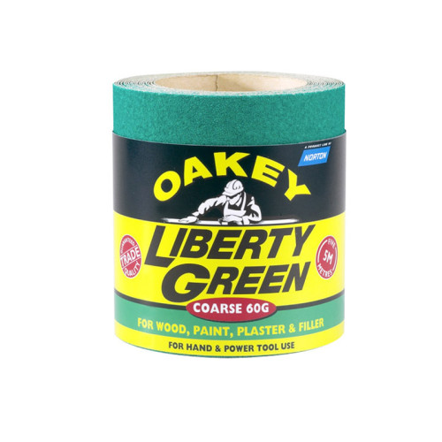 Liberty Green Sanding Roll 115mm x 5m Medium 80G