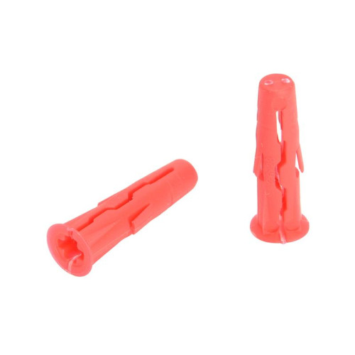 Red UNO® Plugs 6 x 28mm (Pack 1000)
