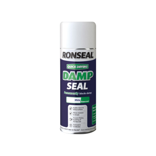 Quick Dry Damp Seal Aerosol White 400ml