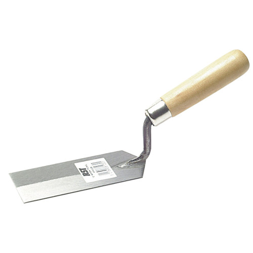 Margin Trowel Wooden Handle 5 x 2in