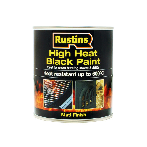 High Heat Paint 600°C Black 250ml