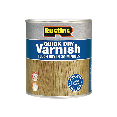 Quick Dry Varnish Satin Clear 500ml