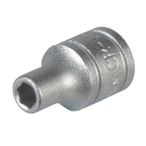 Hexagon Socket 6 Point Regular 1/4in Drive 6mm