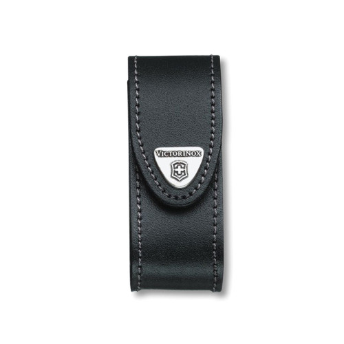 Black Leather Belt Pouch (2-4 Layer)