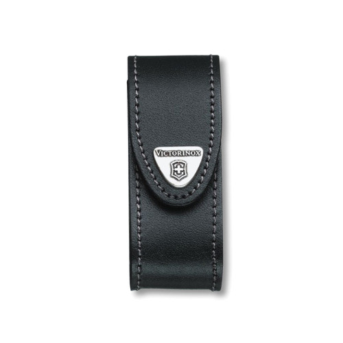 Black Leather Belt Pouch (5-8 Layer)