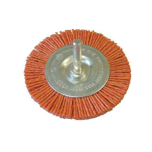 Nylon Circular Brush 100mm x 6mm Shank