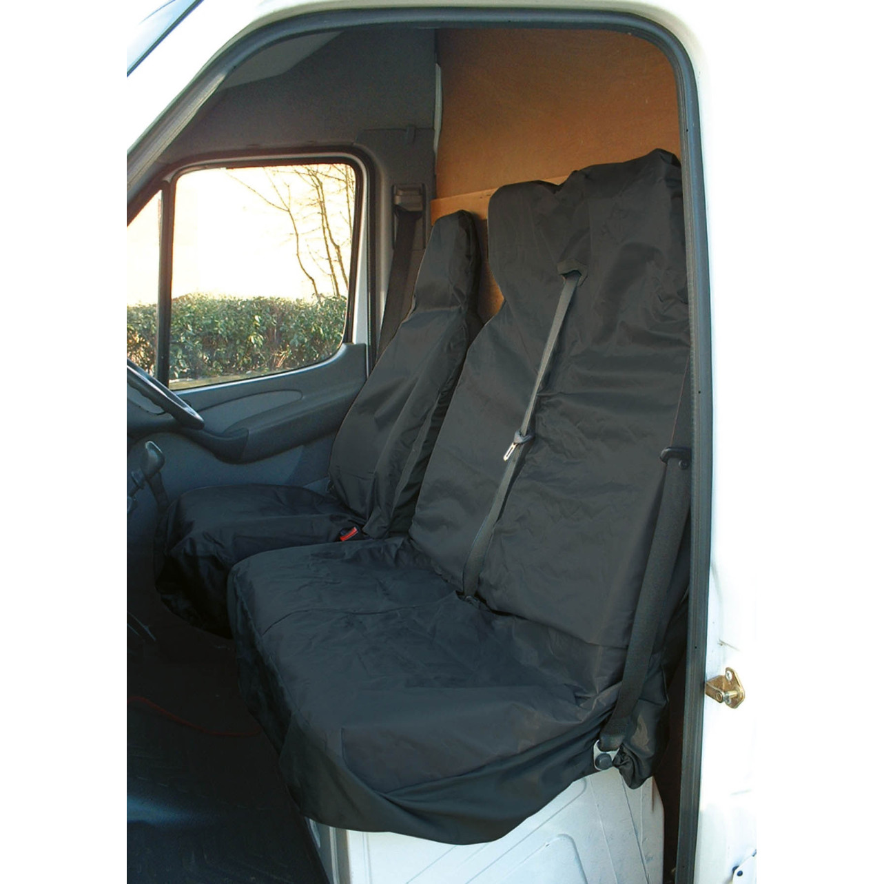 XtremeAuto Universal Black Heavy Duty Van Seat Cover Set main image 1