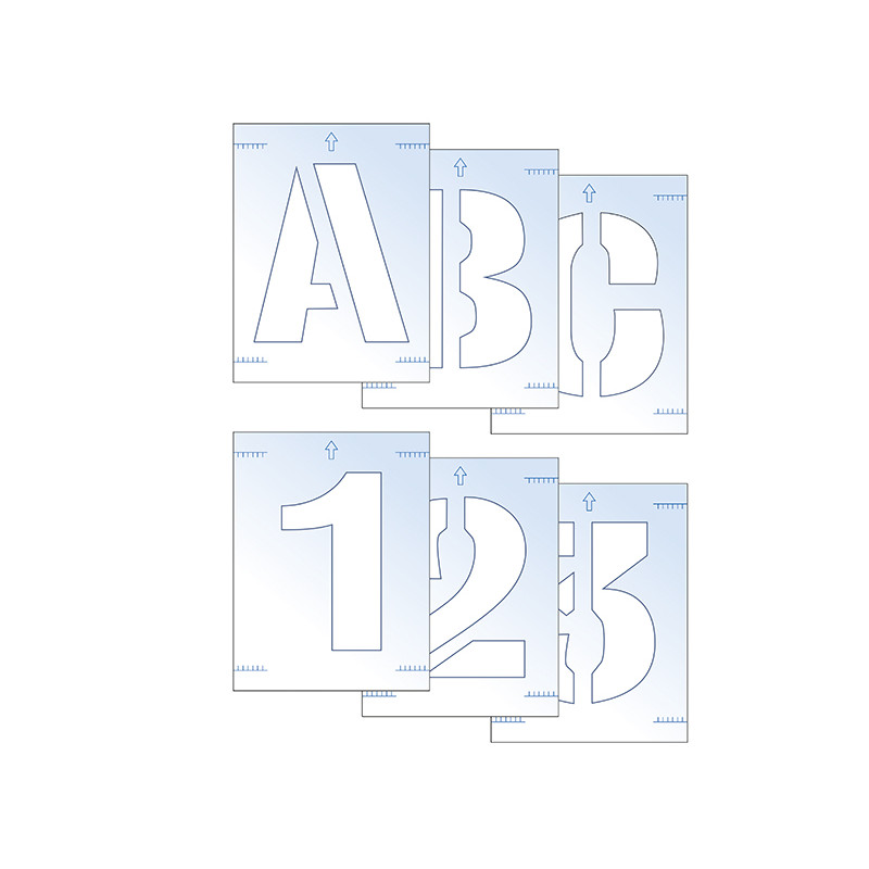 Letter & Number Stencil Kit 100mm